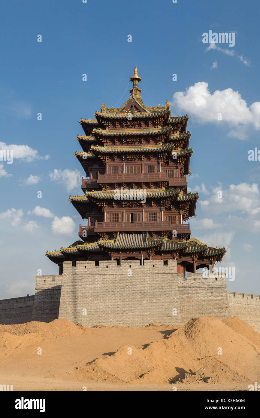 China, Provinz Shanxi, Datong City, alte Stadtmauer Stockfoto