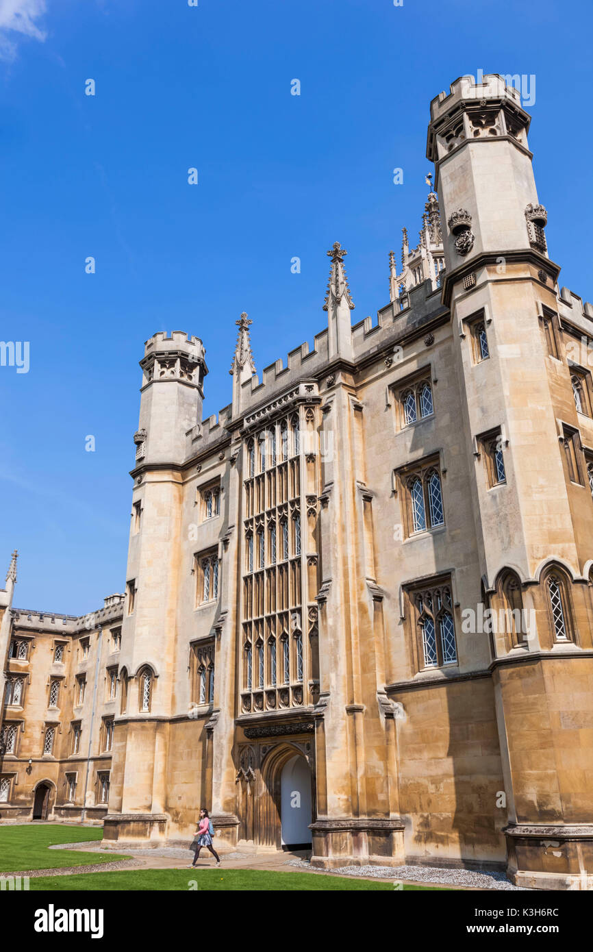 England, Cambridgeshire, Cambridge, St.Johannes College, neue Gericht Stockfoto