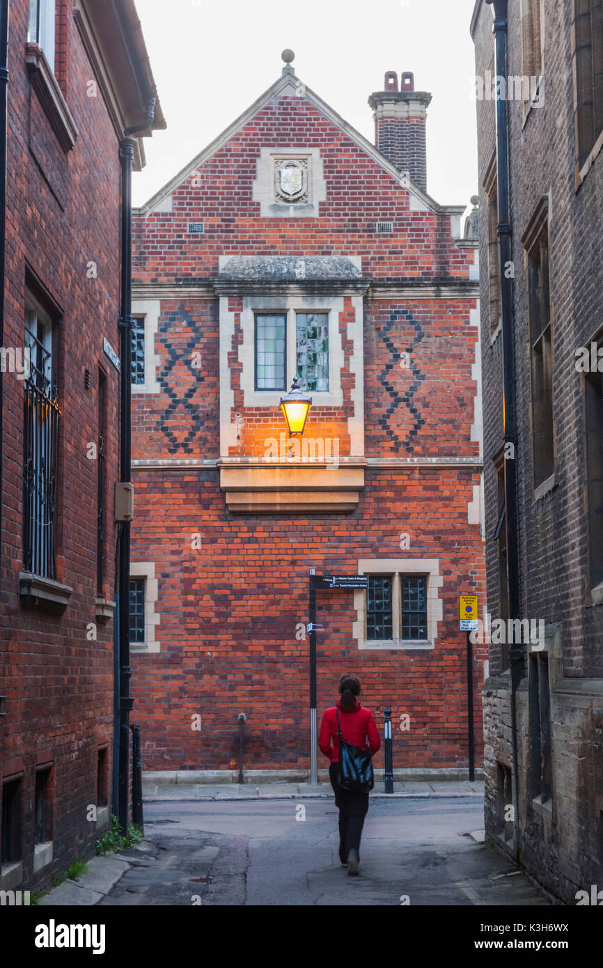 England, Cambridgeshire, Cambridge, College-Fenster Stockfoto