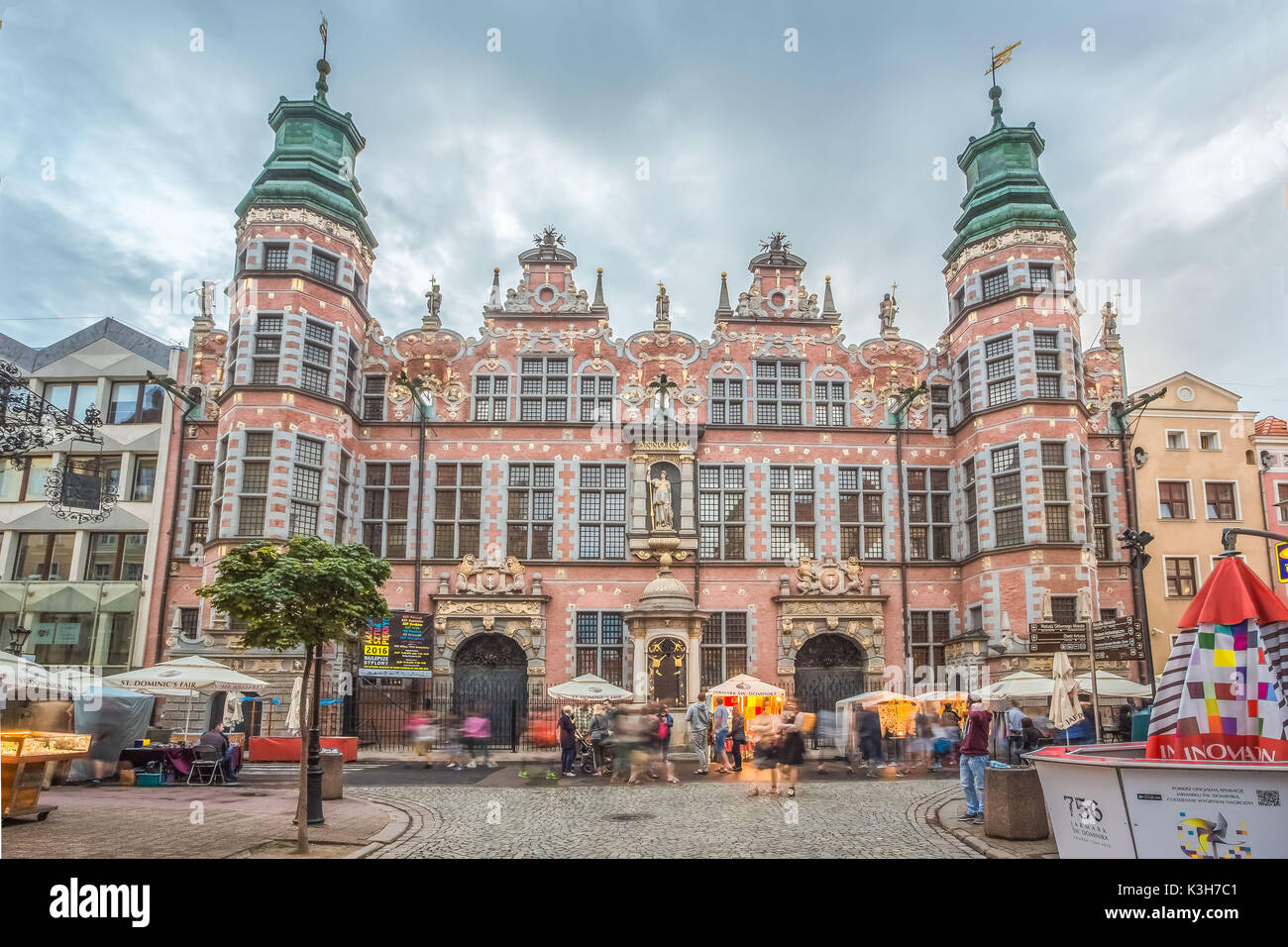 Polen, Danzig, Stadt, großartiges Armoriy Gebäude Stockfoto