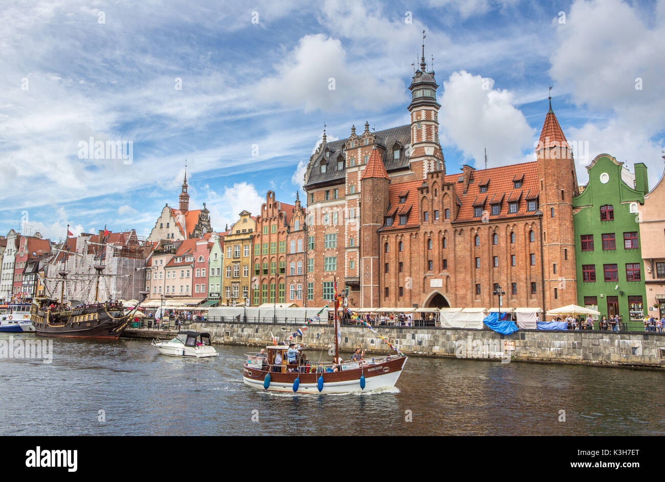 Polen, Danzig, Gdansk Old Town Stockfoto