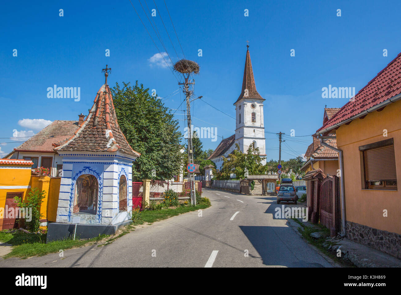 Rumänien, Sibiel Dorf in der Nähe von Sibiu Stadt, Gemeinde Stockfoto