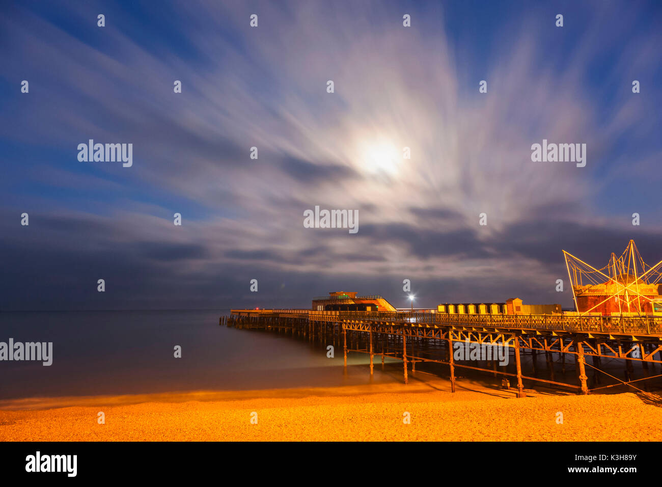 England, East Sussex, Hastings, Hastings Pier Stockfoto