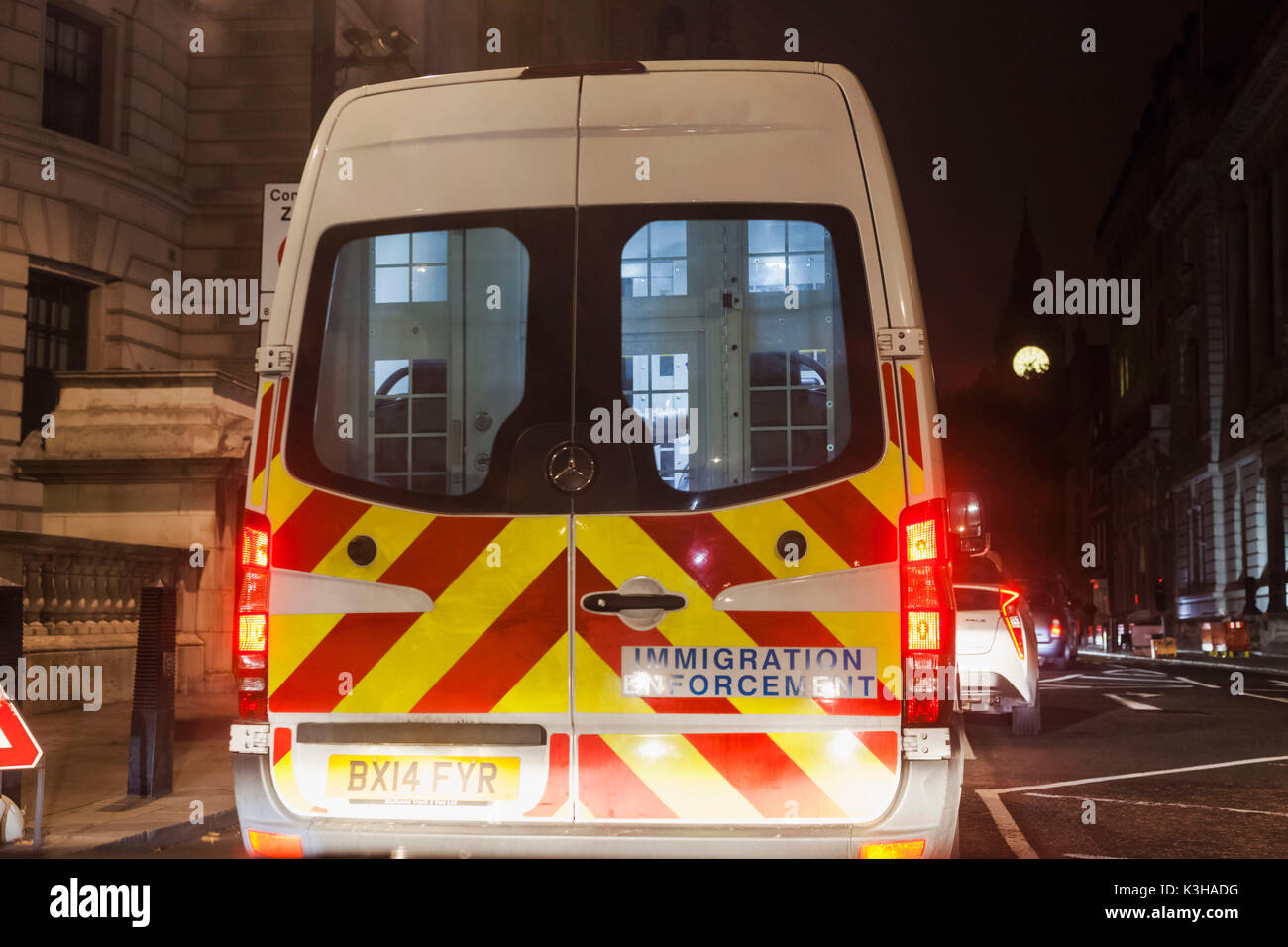England, London, Immigration Enforcement Van Stockfoto
