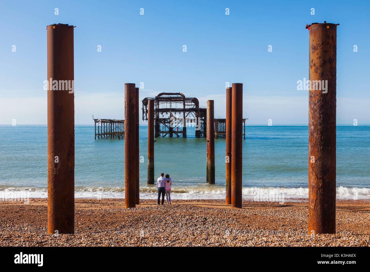England, East Sussex, Brighton Pier West Stockfoto