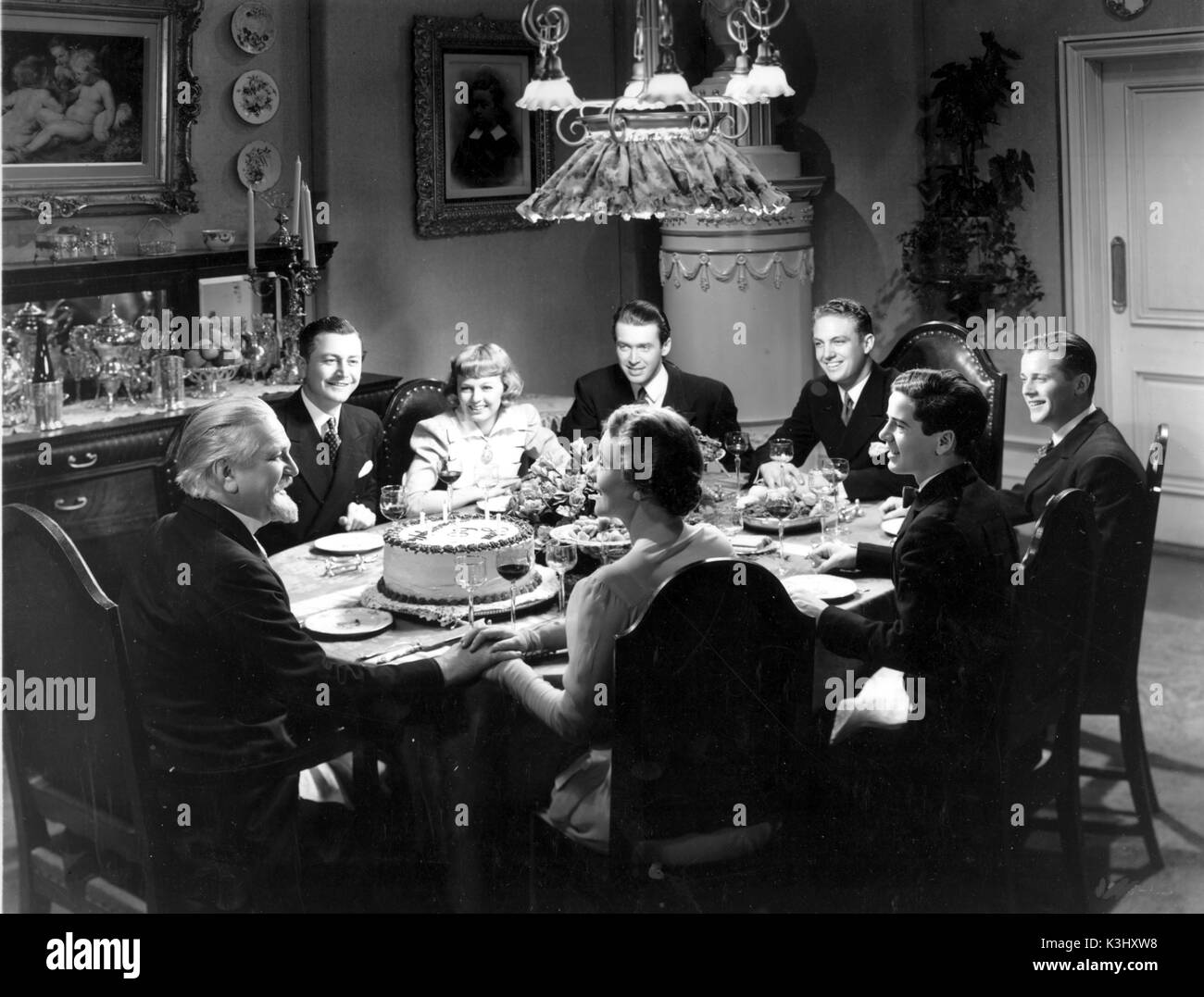 Die sterblichen STURM FRANK MORGAN, Robert Young, MARGARET SULAVAN, IRENE RICH, James Stewart, ROBERT STACK, Gene Reynolds, William T ORR Stockfoto