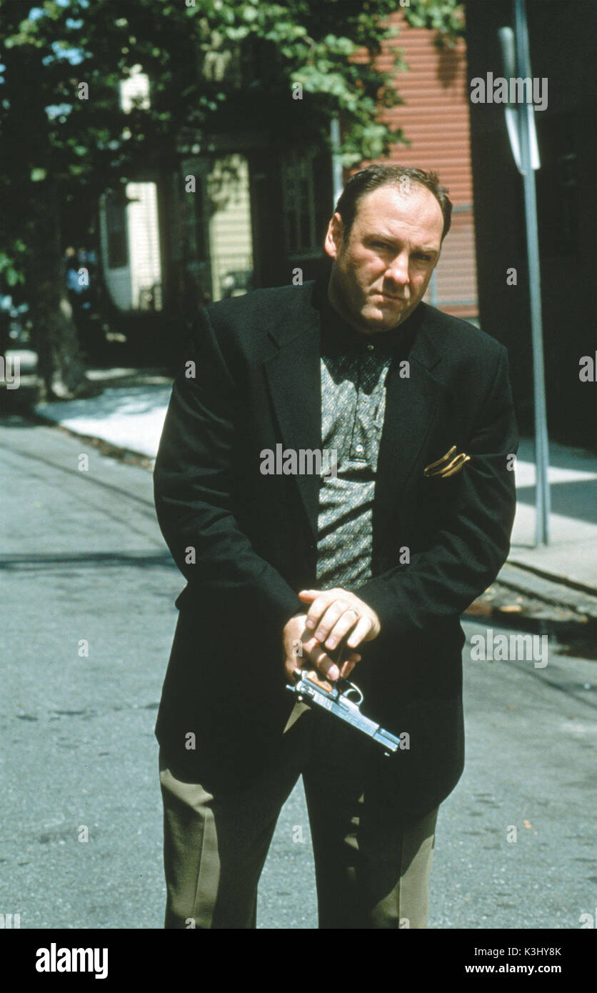 Die SOPRANOS JAMES GANDOLFINI Stockfoto