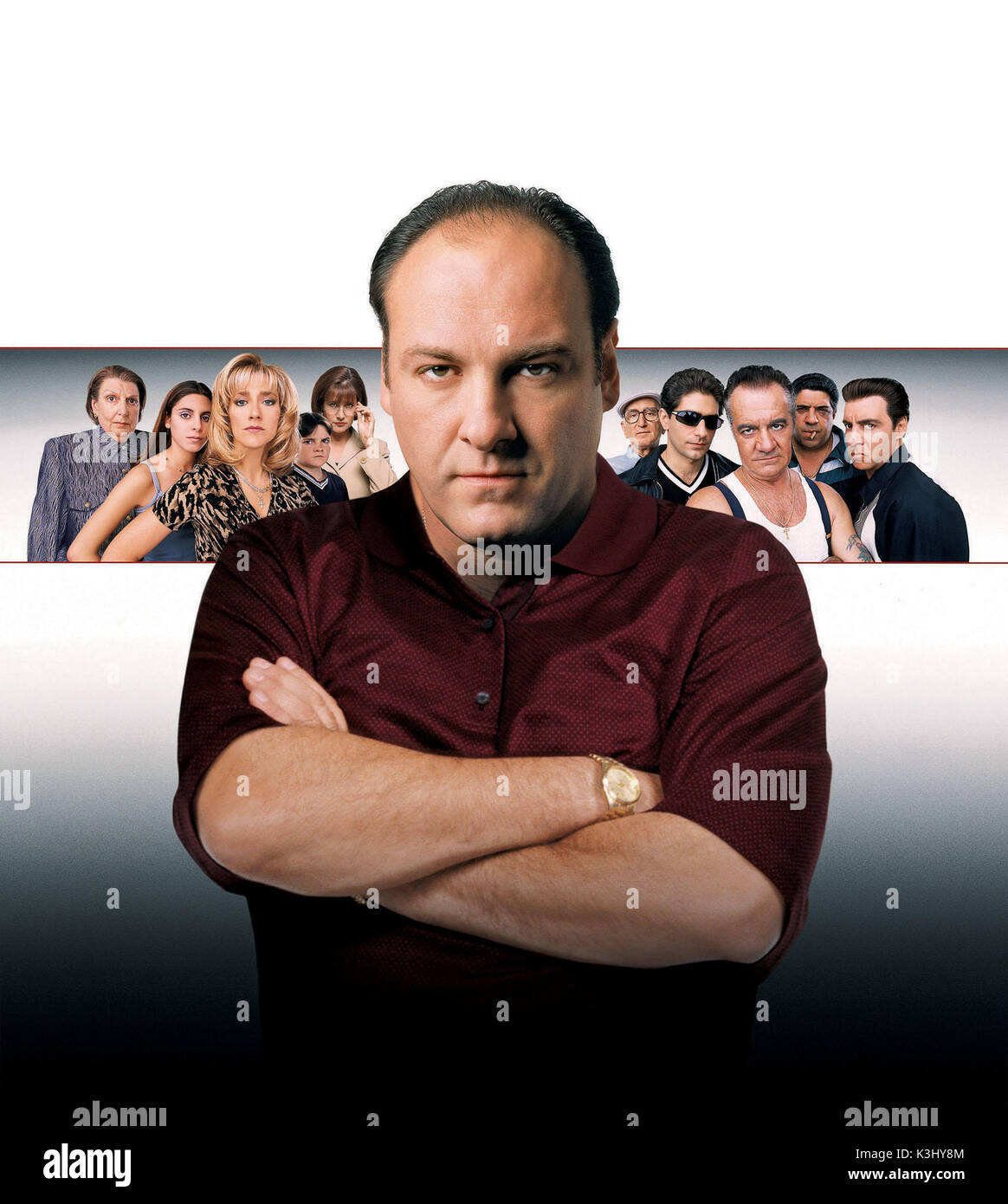 CX 9251 D 2 DIE SOPRANOS JAMES GANDOLFINI Stockfoto