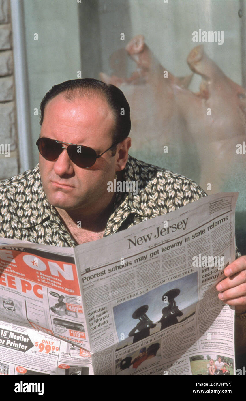 Die SOPRANOS JAMES GANDOLFINI Stockfoto