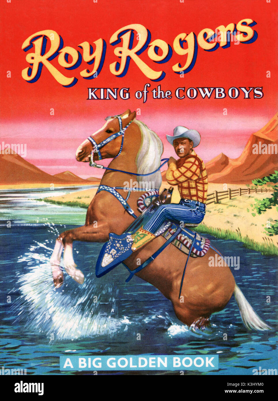 ROY ROGERS und TRIGGER Stockfoto