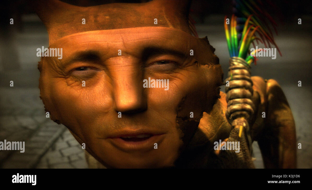 MIRRORMASK ROBERT LLEWELLYN als die Gryphon Datum: 2005 Stockfoto