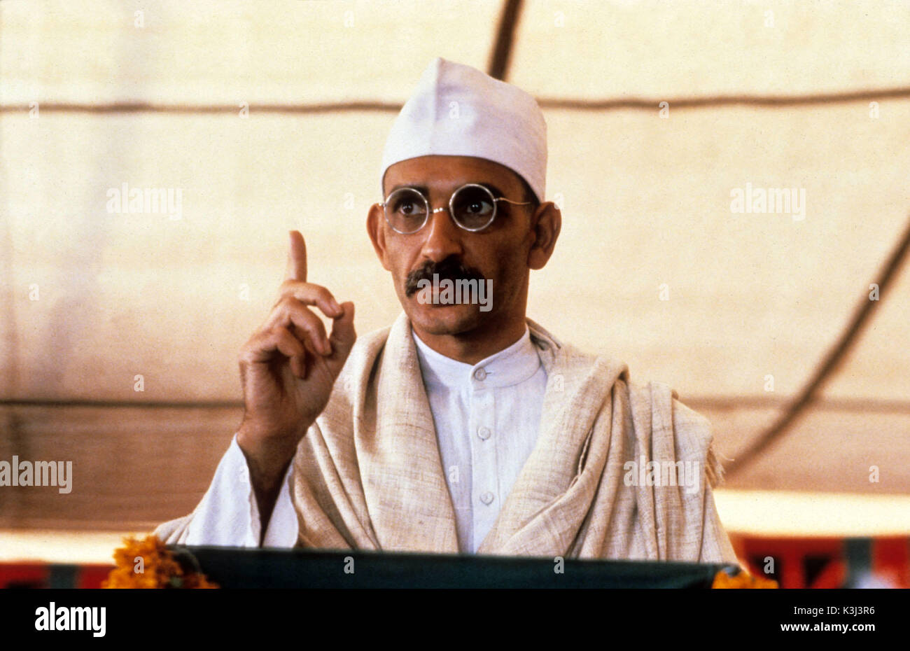 GANDHI BEN KINGSLEY wie Gandhi Datum: 1982 Stockfoto