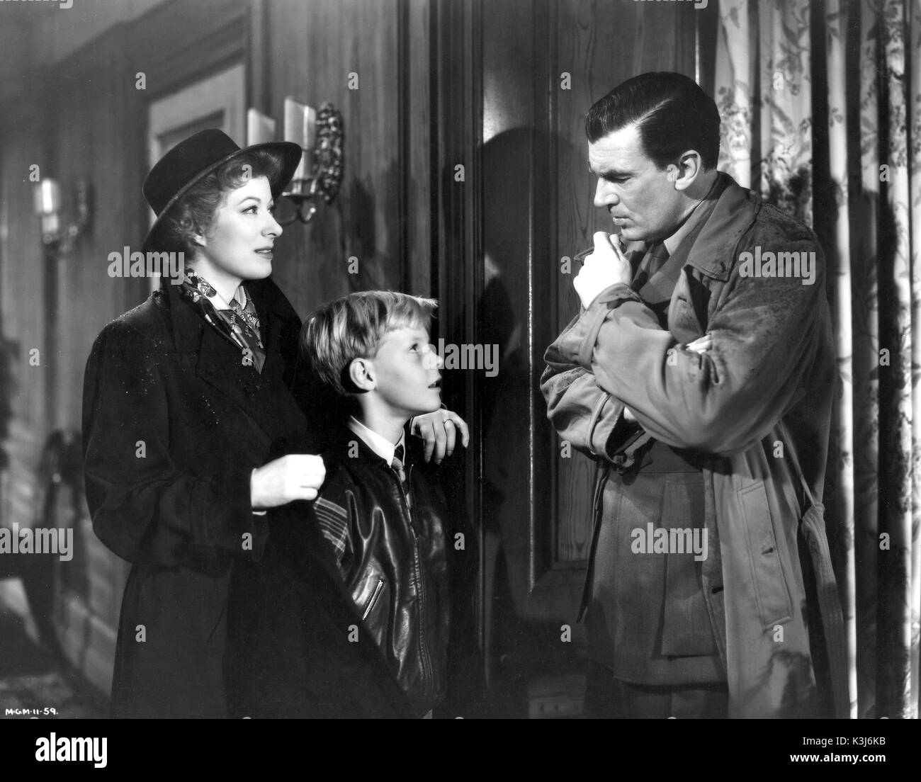 Die MINIVER STORY GREER GARSON, JAMES FOX gutgeschrieben, William Fox, WALTER PIDGEON Stockfoto