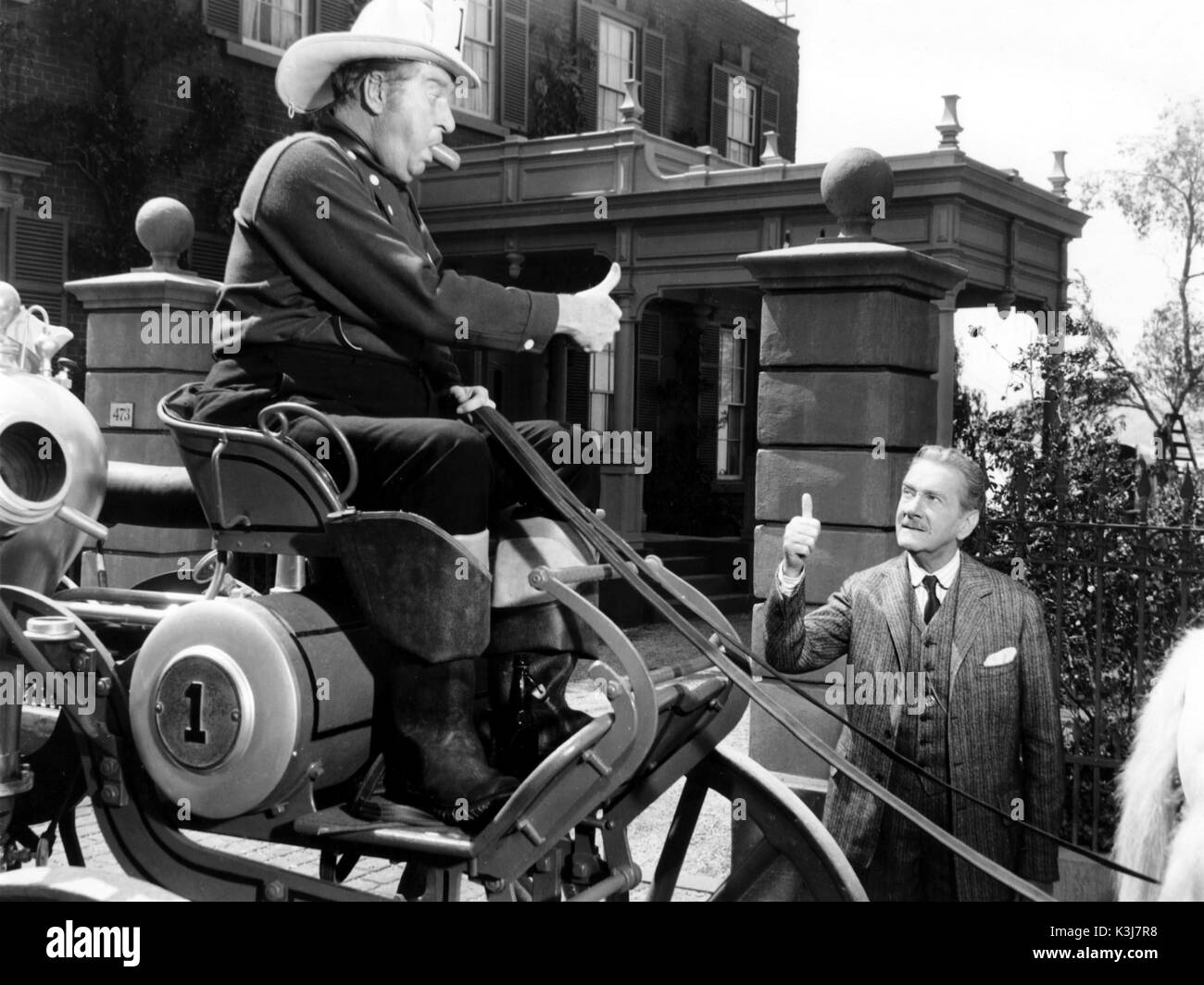 Die bemerkenswerte HERR PENNYPACKER? RALPH SANFORD Fire Chief, Clifton Webb Stockfoto