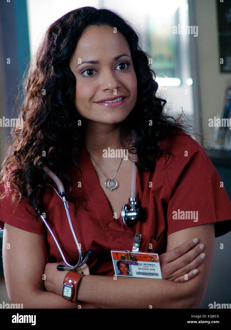 SCRUBS Serie #4/Episode #10/My Female Trouble JUDY REYES als Krankenschwester Carla Espinosa SCRUBS Stockfoto