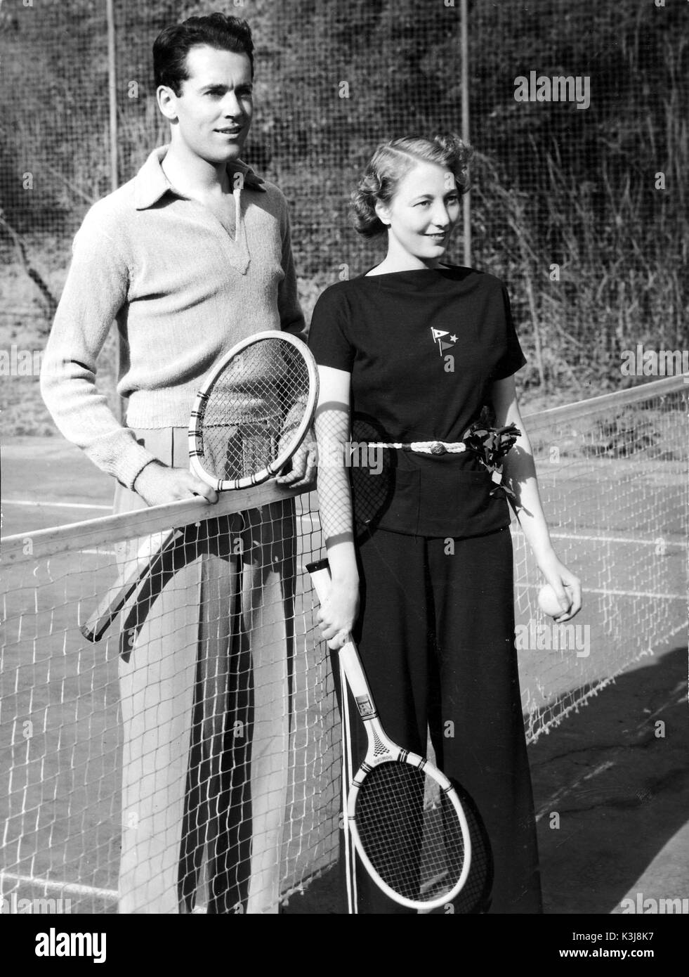 HENRY FONDA mit seiner zweiten Frau, der ehemaligen FRANCES SEYMOUR BROKAW Stockfoto