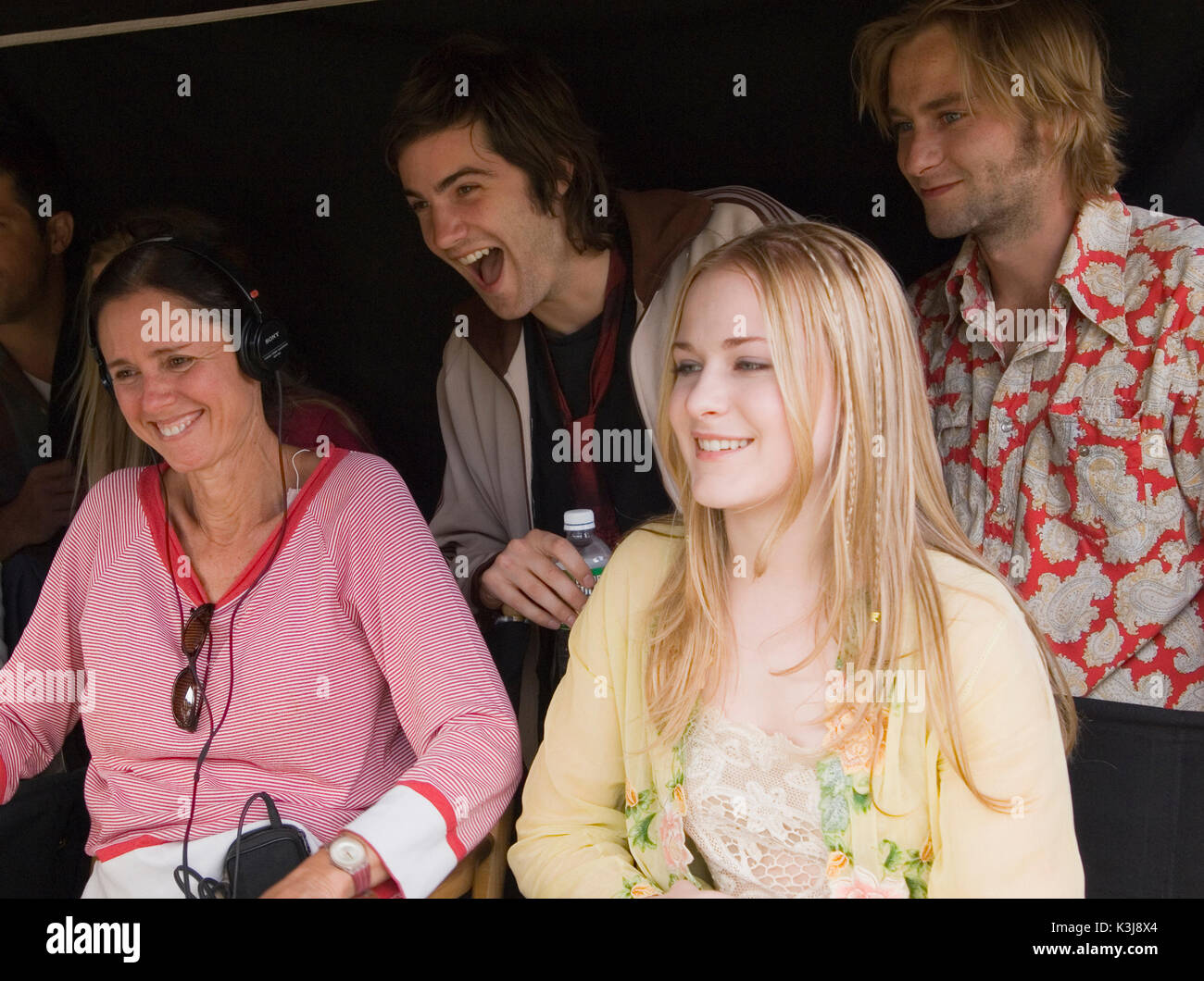 Über dem Universum Direktor Julie Taymor, Jim Sturgess, Joe Anderson, EVAN RACHEL WOOD Datum: 2007 Stockfoto