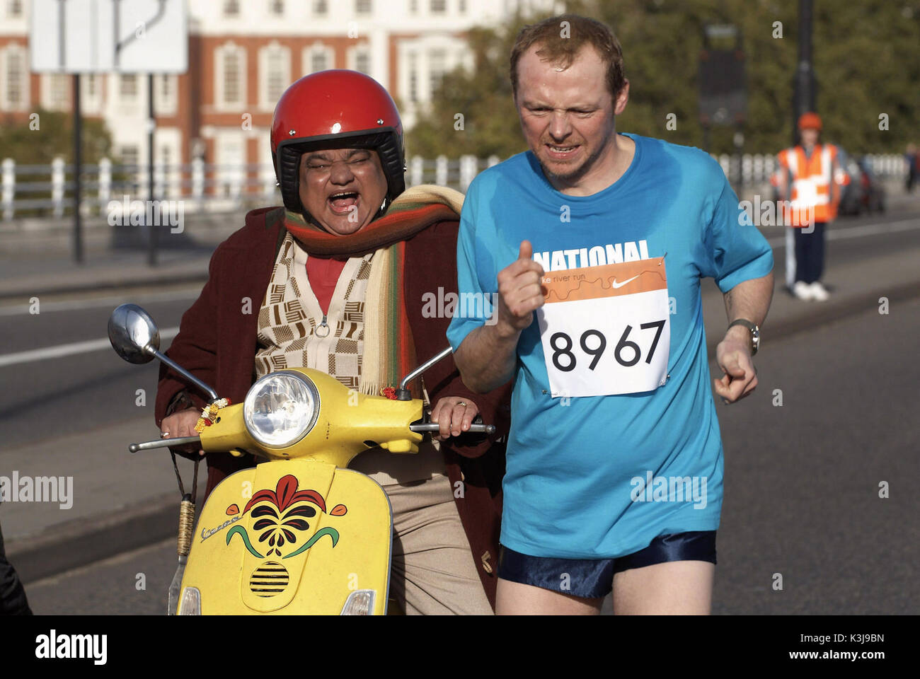 RUN FATBOY RUN HARISH PATEL, Simon Pegg Datum: 2007 Stockfoto