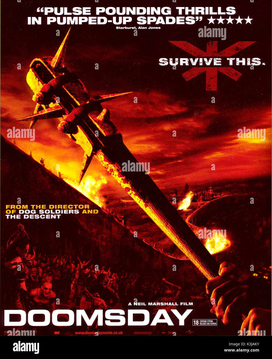 DOOMSDAY Datum: 2008 Stockfoto