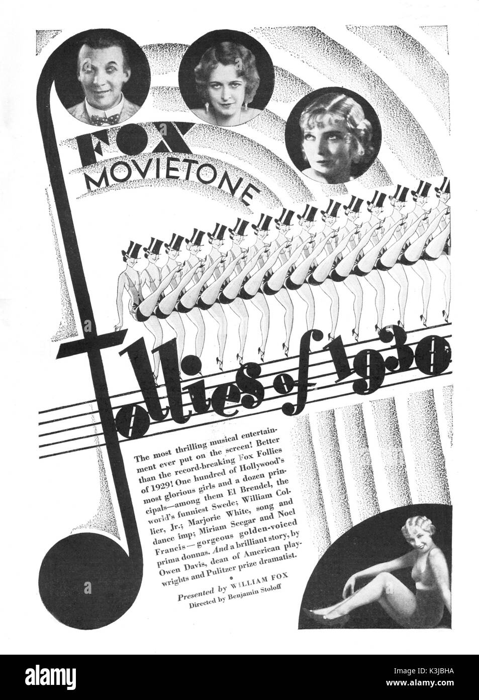 FOX MOVIETONE TORHEITEN von 1930 aka - Neue MOVIETONE VERRÜCKTHEITEN DER 1930ER FOX MOVIETONE TORHEITEN von 1930 Stockfoto