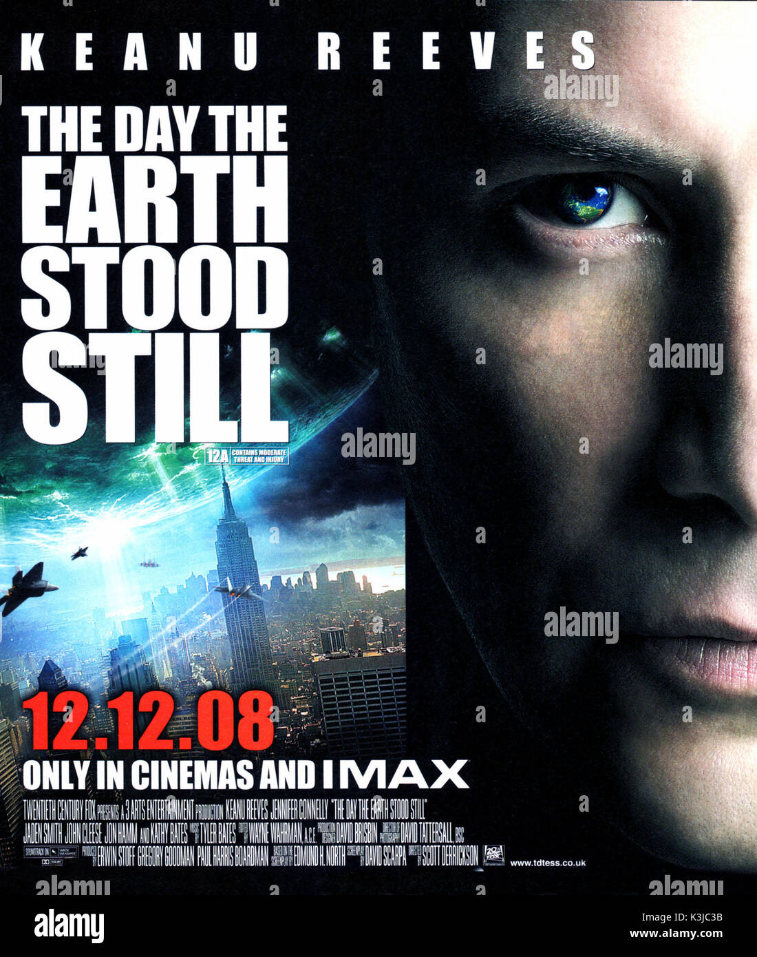 Der TAG, AN DEM DIE ERDE STILLSTAND DER TAG, AN DEM DIE ERDE STILLSTAND Datum: 2008 Stockfoto