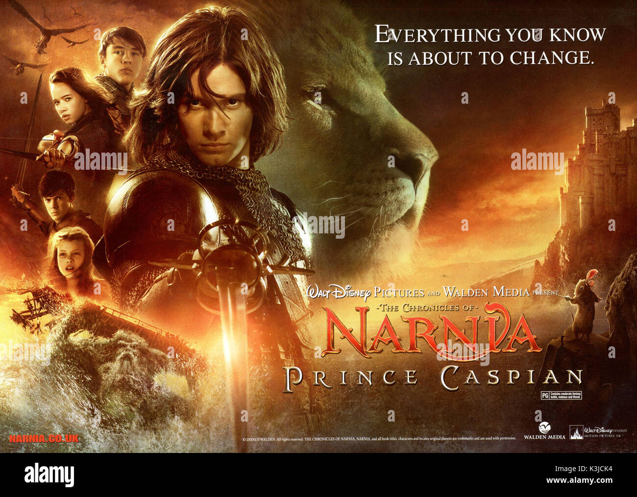 Die Chroniken von Narnia: Prinz Kaspian von Narnia Datum: 2008 Stockfoto