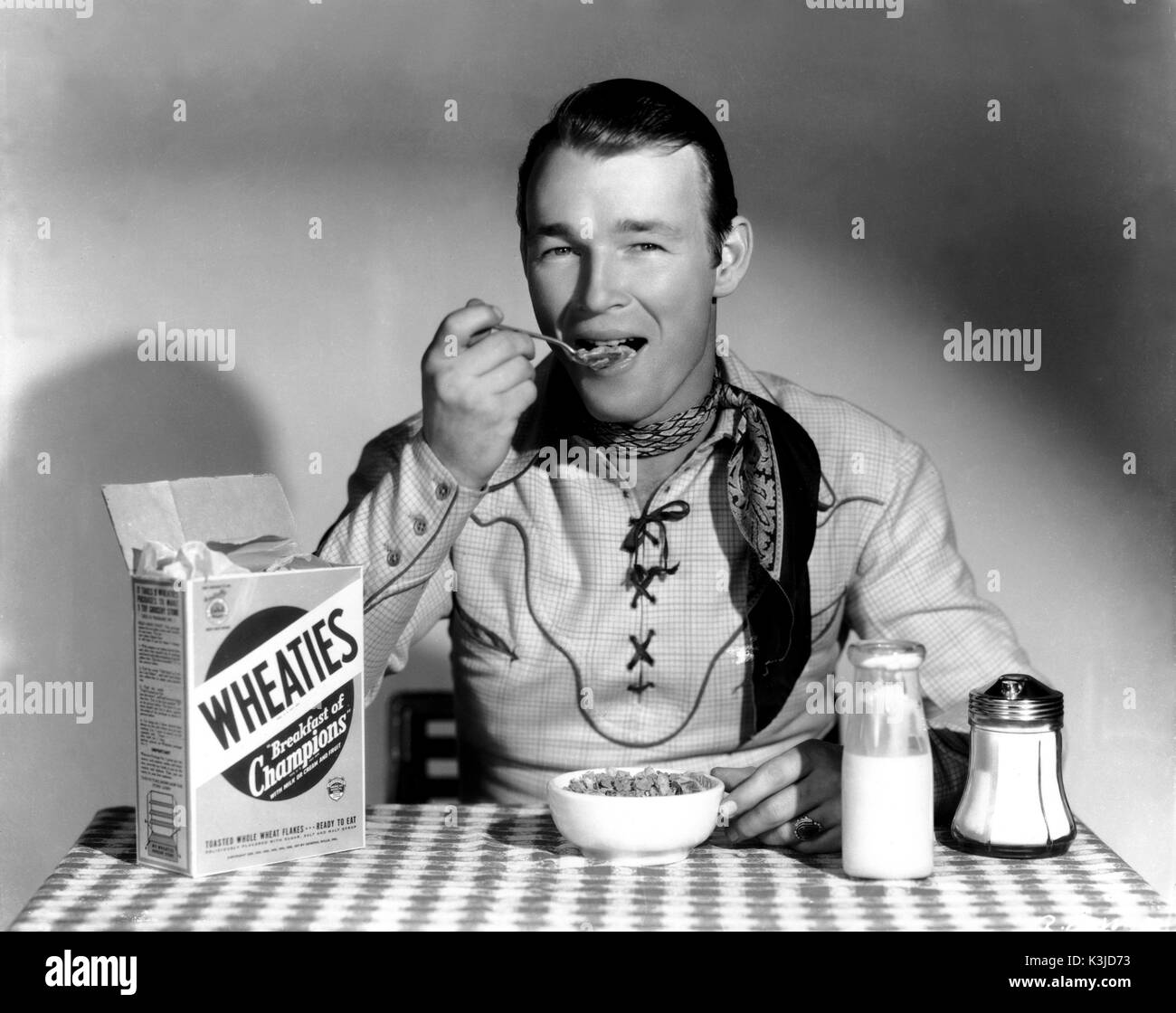 ROY ROGERS Performing Cowboy, Sänger, Schauspieler ROY ROGERS Stockfoto