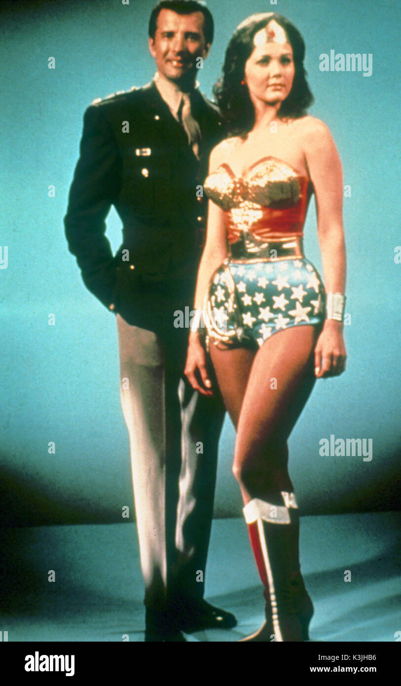 WONDER WOMAN LYLE WAGGONER, Lynda Carter als Wonderwoman Wonder Woman Stockfoto