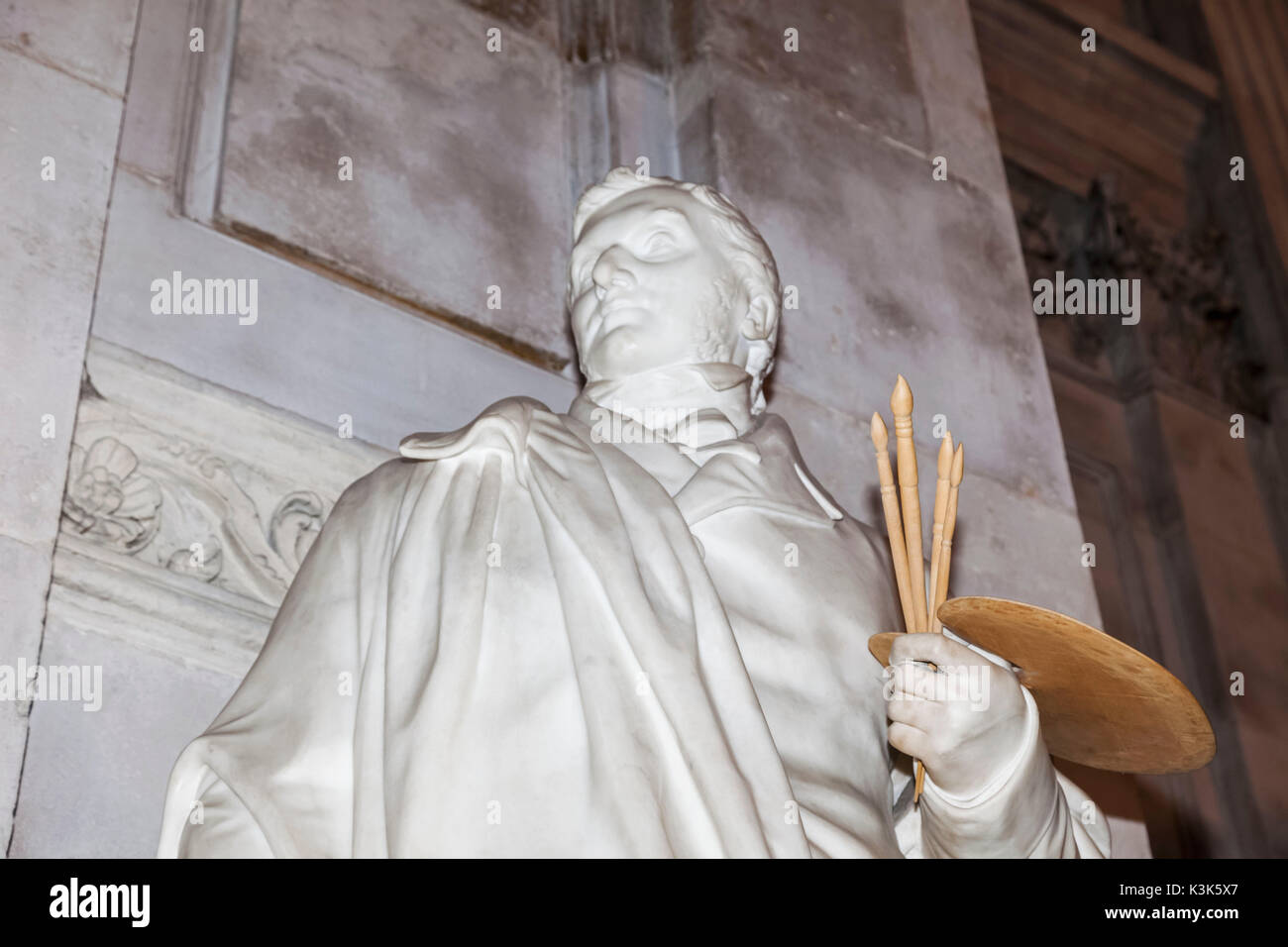 England, London, der Stadt, St. Pauls Cathedral, Statue des JMW Turner von Patrick McDowell Stockfoto