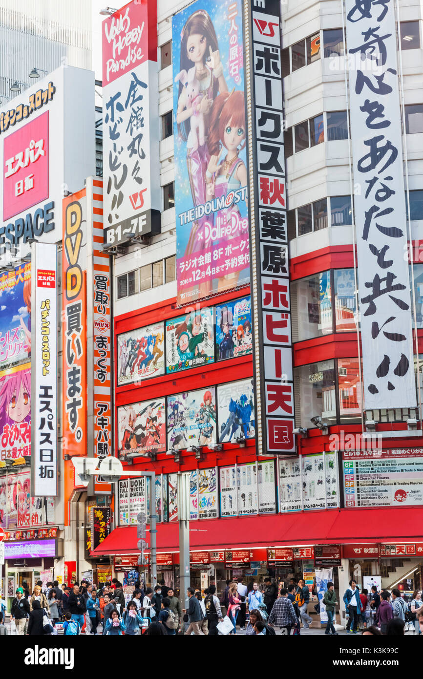 Japan, Hoshu, Tokio, Akihabara, Street Scene Stockfoto