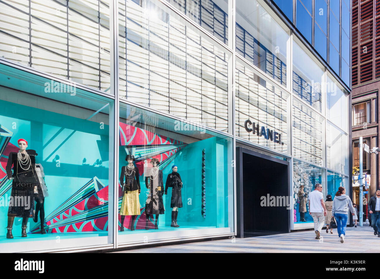 Japan, Hoshu, Tokyo, Ginza, Chanel Store Stockfoto