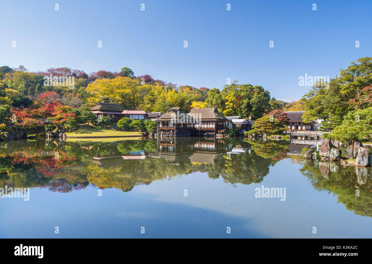 Japan, shimotakai Stadt, Rakurako-en Garten Stockfoto