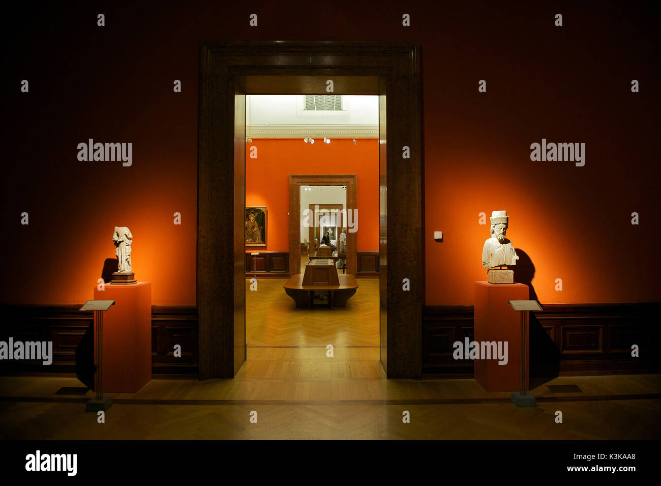 Ungarn, Budapest, ein UNESCO Weltkulturerbe, Museum der Schönen Künste, Hösök tere Stockfoto