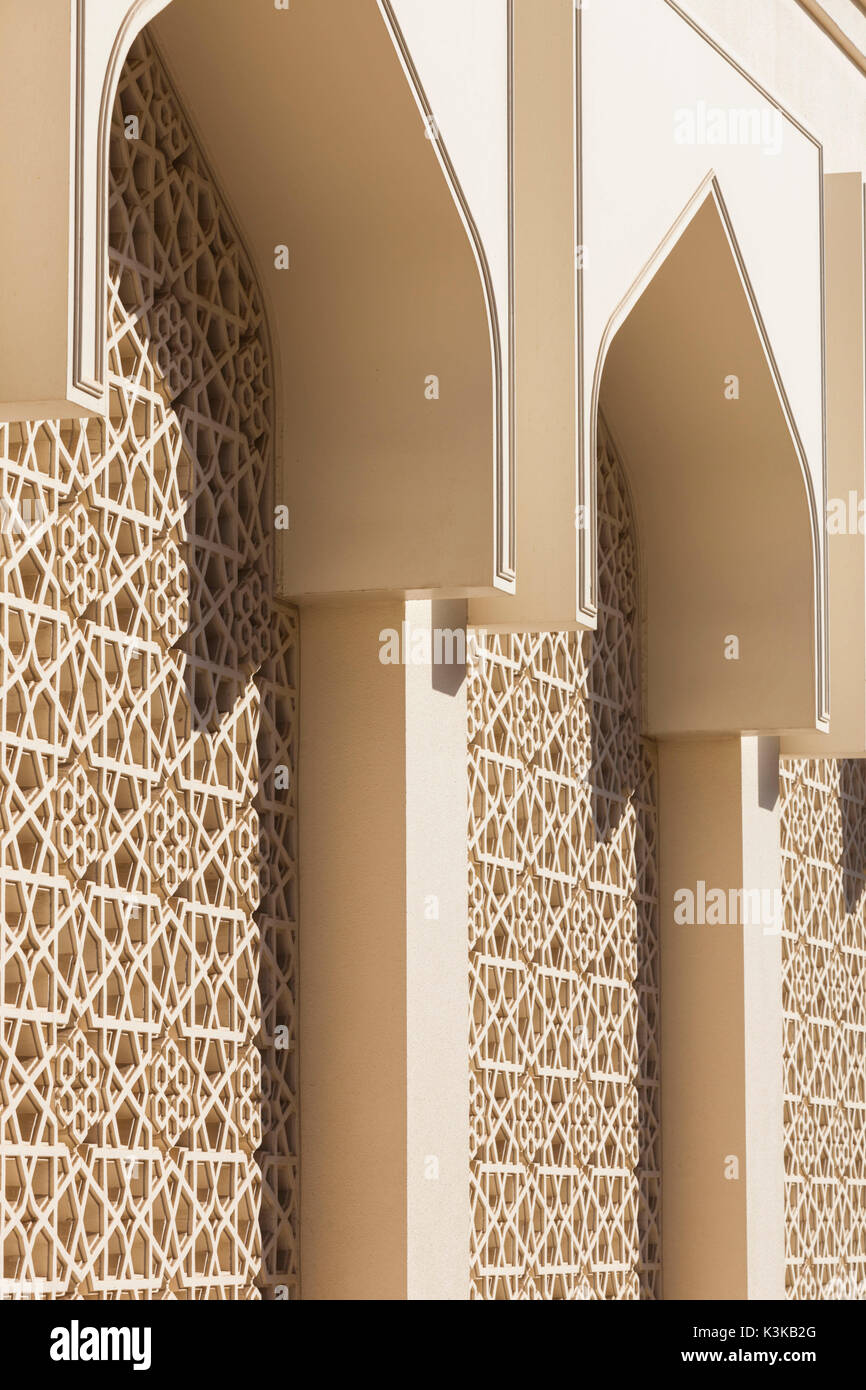 UAE, Dubai, Bur Dubai, Al Fahidi Historic District, traditionelle emiratische Architektur Stockfoto