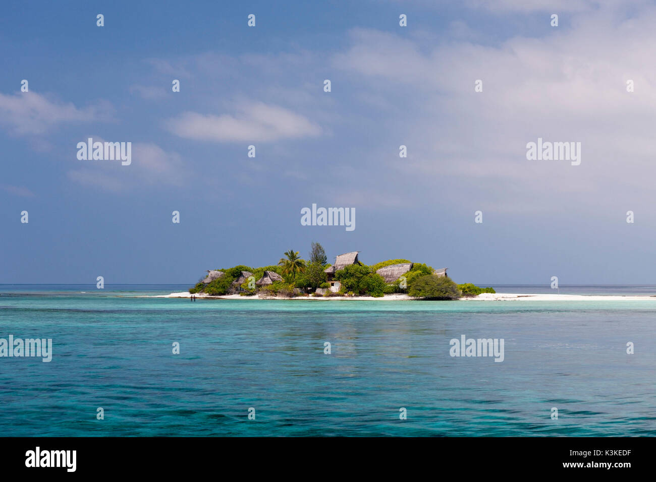 Vaagali Insel, Süd Male Atoll, Malediven Stockfoto