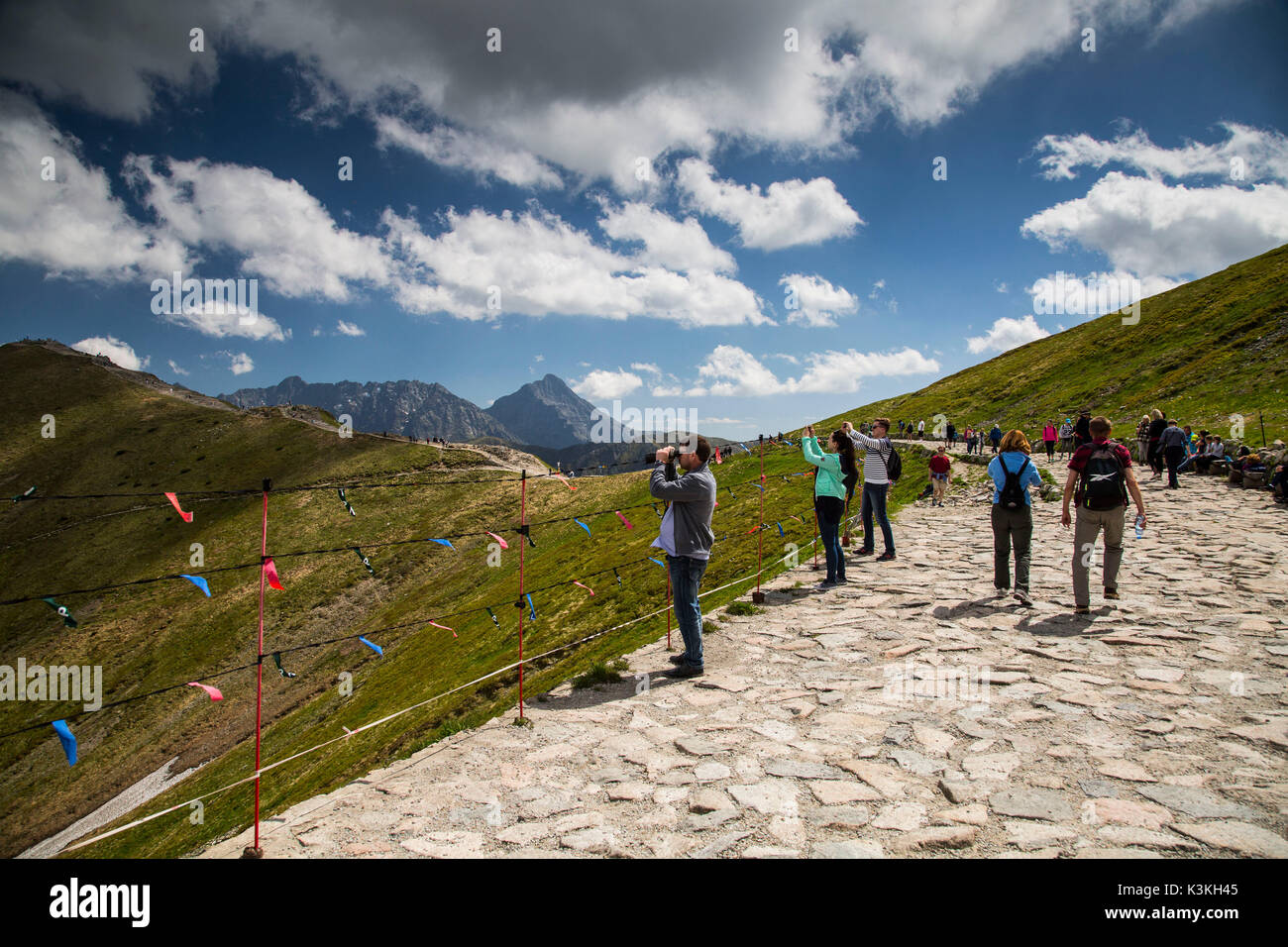 Europa, Polen, Woiwodschaft Kleinpolen, Kasprowy Wierch - Kasper Peak/Tatra/Nationalpark Tatra Stockfoto