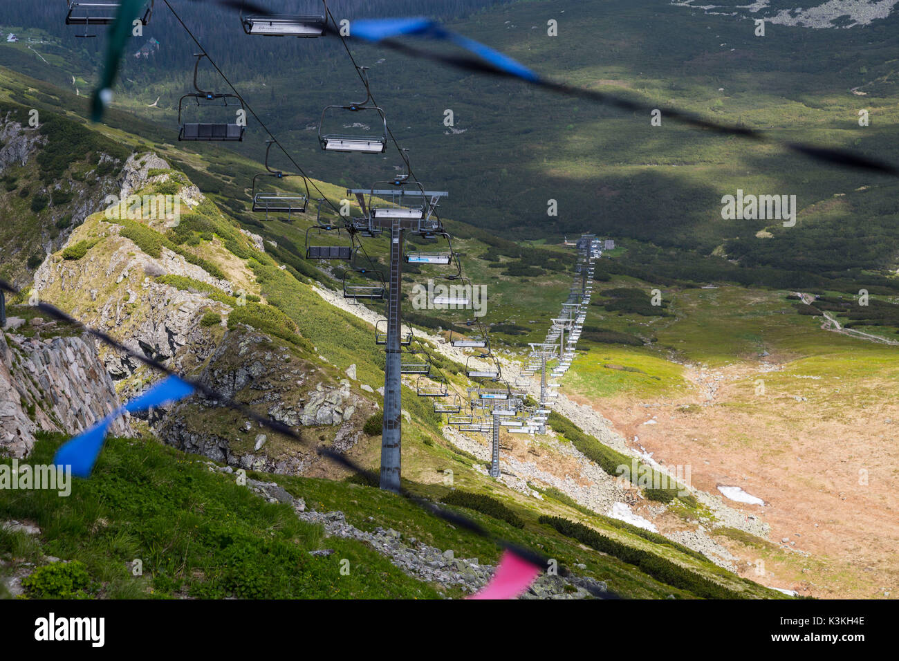 Europa, Polen, Woiwodschaft Kleinpolen, Kasprowy Wierch - Kasper Peak/Tatra/Nationalpark Tatra Stockfoto