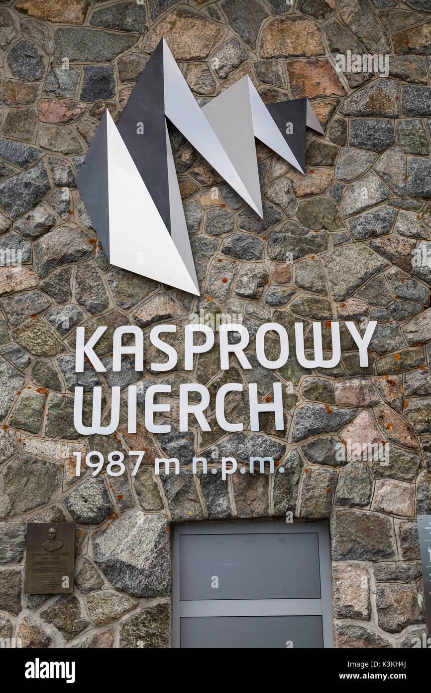 Europa, Polen, Woiwodschaft Kleinpolen, Kasprowy Wierch - Kasper Peak/Tatra/Nationalpark Tatra Stockfoto