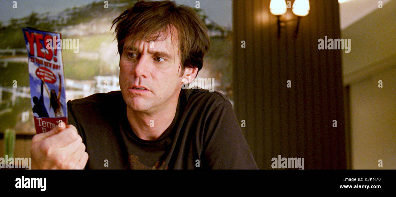 Ja MANN JIM CARREY Datum: 2008 Stockfoto