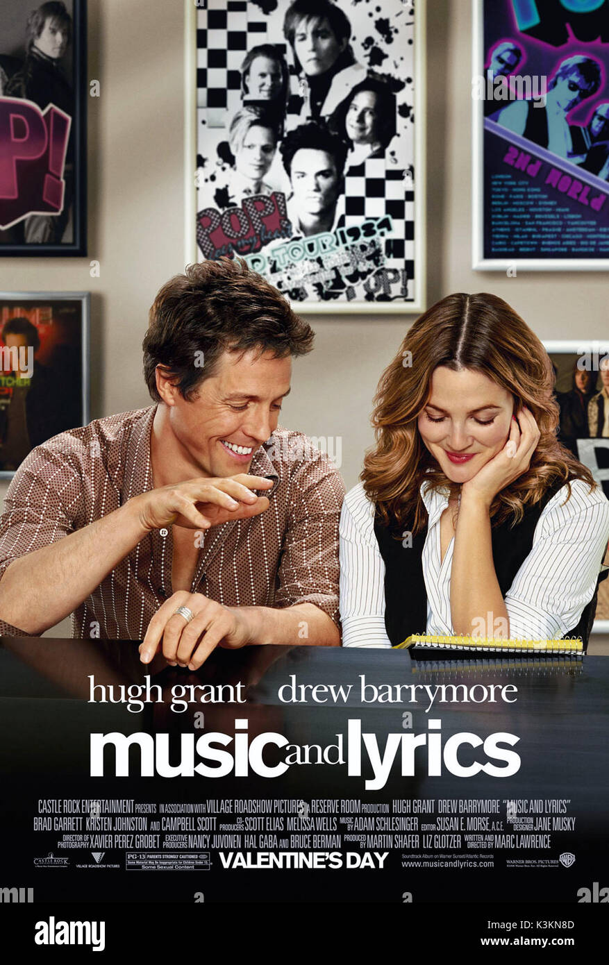 Musik und Lyrics Hugh Grant, DREW BARRYMORE Datum: 2007 Stockfoto
