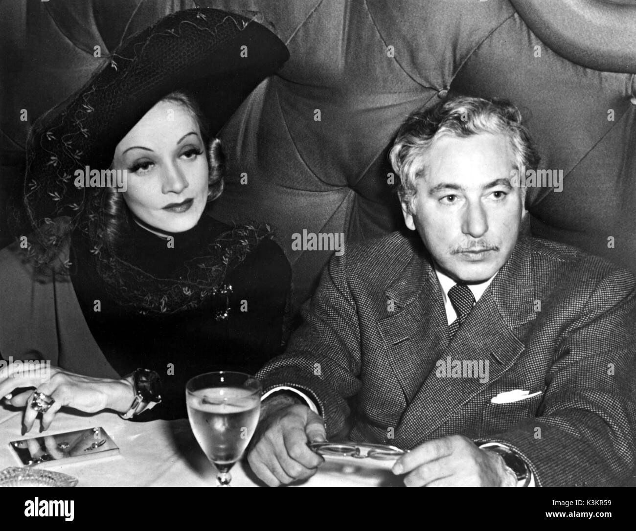 MARLENE DIETRICH, Deutsche geborene Schauspielerin, mit Josef von Sternberg, Österreichischer Filmregisseur geboren Stockfoto