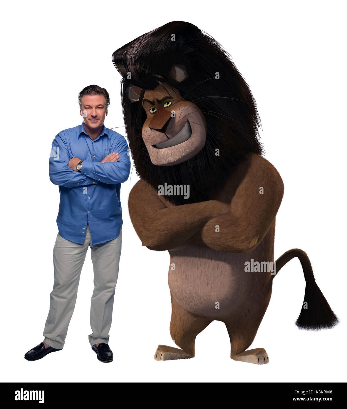 MADAGASCAR: ESCAPE 2 AFRICA ALEC BALDWIN Makunga Voices/Löwe Datum: 2008 Stockfoto