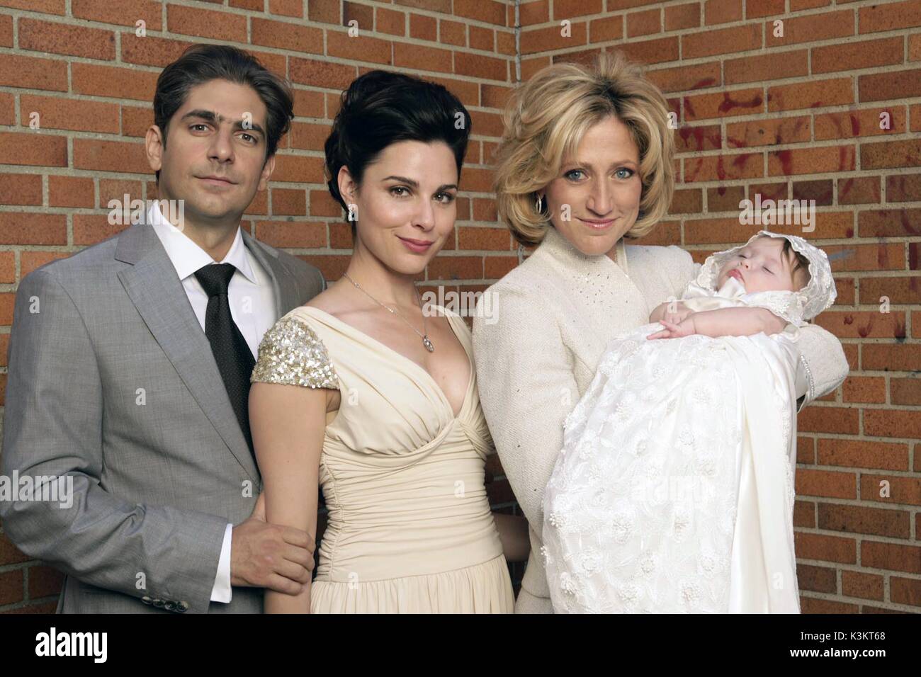 Die Sopranos [US-TV-Serien 1999-2007], Serie 6/Episode, 14 / "Stage 5" [L - R] MICHAEL IMPERIOLI als Christopher Moltisanti, CARA BUONO als Kelli Lombardo Moltisanti, Edie Falco als Carmela Soprano Datum: 2007 Stockfoto