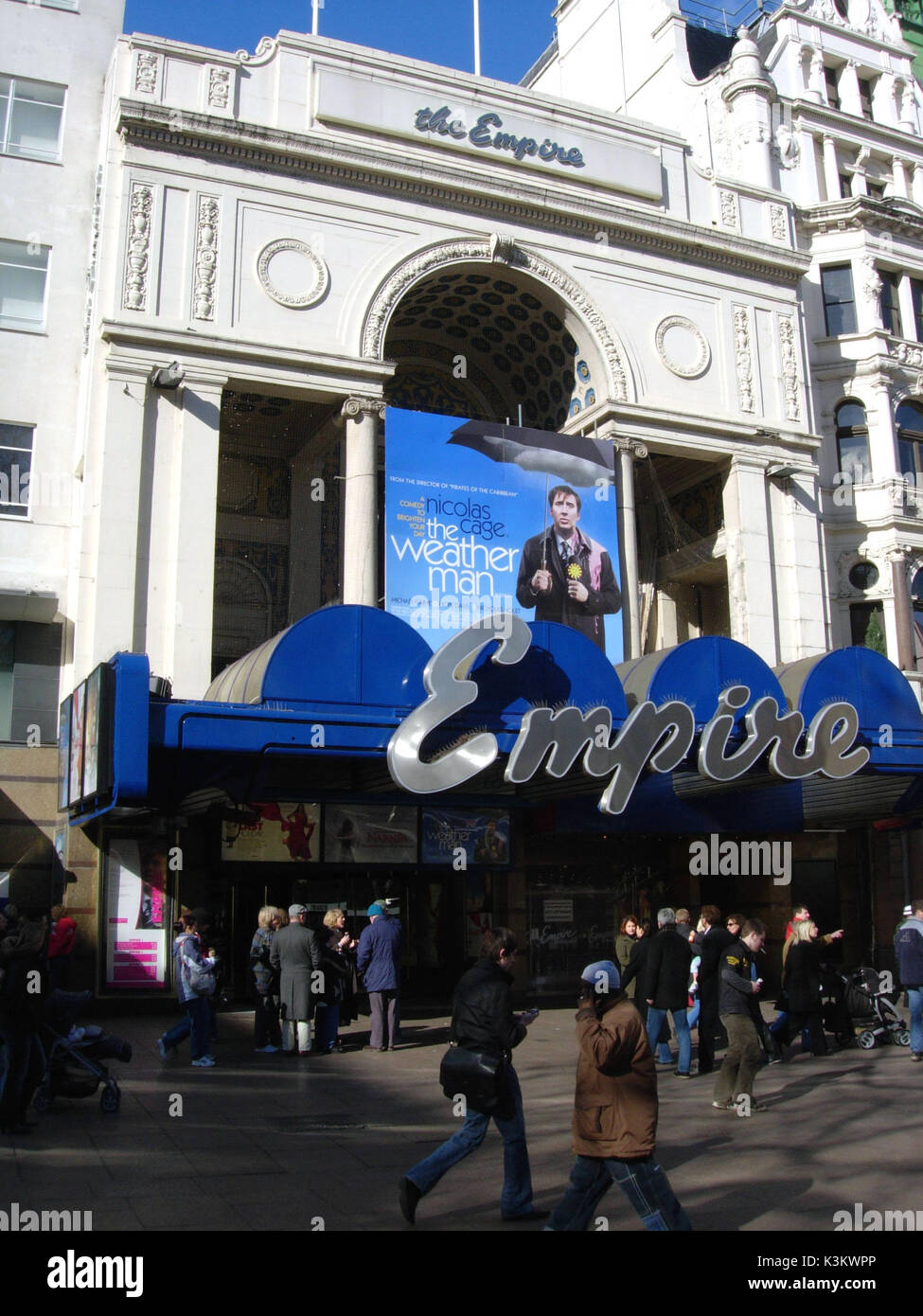 Das EMPIRE KINO, Leicester Square, London, März Screening 2006 Das Wetter der Mensch, in den Hauptrollen Nicolas Cage Stockfoto