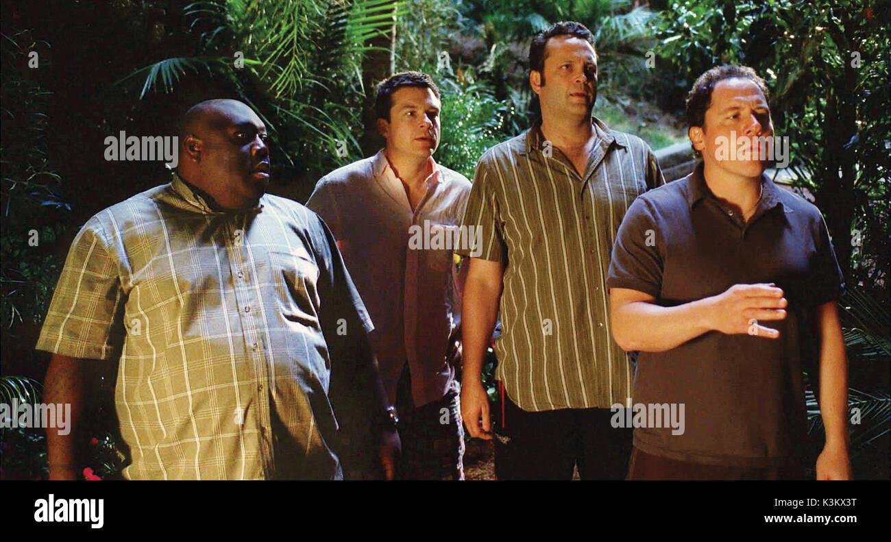 COUPLES RETREAT FAIZON LOVE, Jason Bateman, Vince Vaughn, Jon Favreau Datum: 2009 Stockfoto