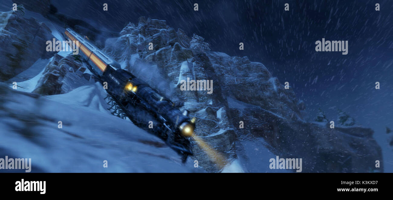 Der POLAR EXPRESS Datum: 2004 Stockfoto