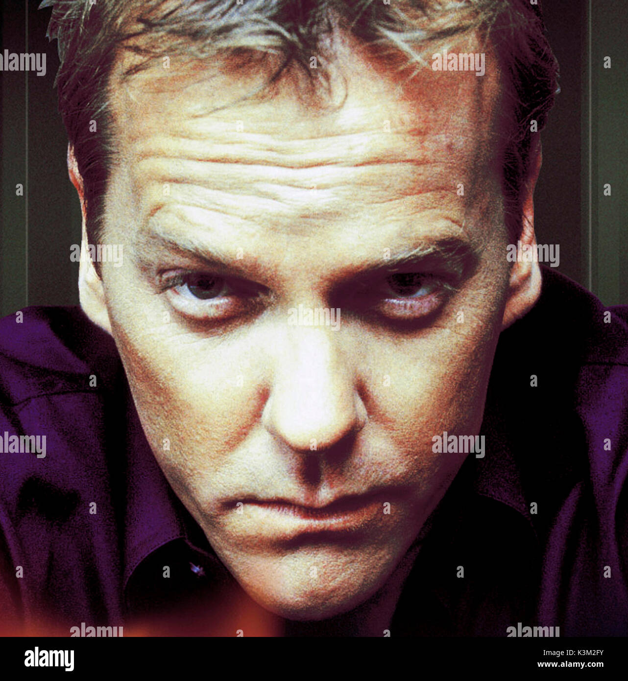 24 Serie, 3 Kiefer Sutherland als Jack Bauer Datum: 2001 Stockfoto