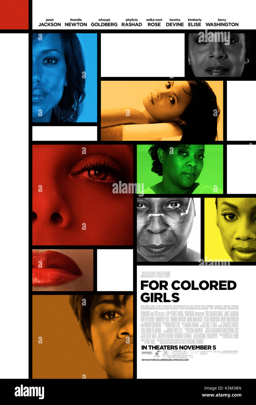 Für farbige Mädchen für farbige Mädchen Datum: 2010 Stockfoto