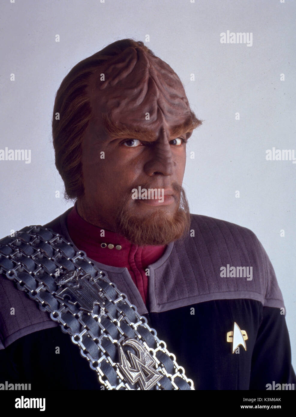 STAR TREK: NEMESIS MICHAEL DORN als Lieutenant Commander Worf STAR TREK: NEMESIS Datum: 2002 Stockfoto