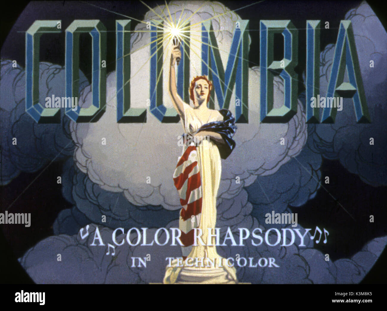 COLUMBIA PICTURES' eine Farbe rhapsody in Technicolor 'Columbia Pictures' eine Farbe rhapsody in Technicolor" Datum: Stockfoto